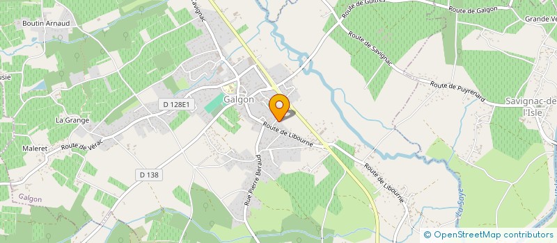 localisation de l'entreprise SCI CHATEAU ANDRIET  GALGON