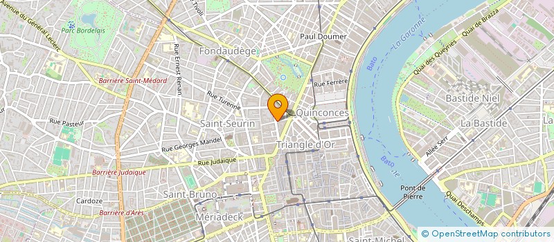 localisation de l'entreprise SCI CHATEAU BALLON  BORDEAUX