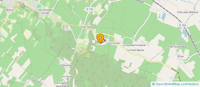 localisation de l'entreprise SCI CHATEAU BANVIN à GRAVES-SAINT-AMANT