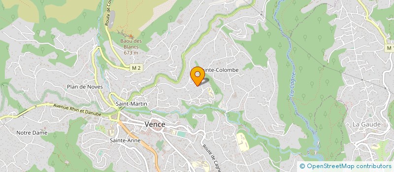 localisation de l'entreprise SCI CHATEAU CAMY  VENCE