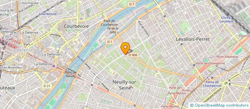localisation de l'entreprise SCI CHATEAU CONSTANCE à NEUILLY-SUR-SEINE