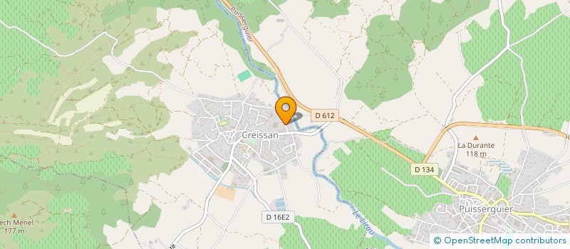 localisation de l'entreprise SCI CHATEAU CREISSAN  CREISSAN