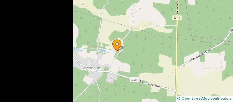 localisation de l'entreprise SCI CHATEAU DE BETAN  BEYLONGUE