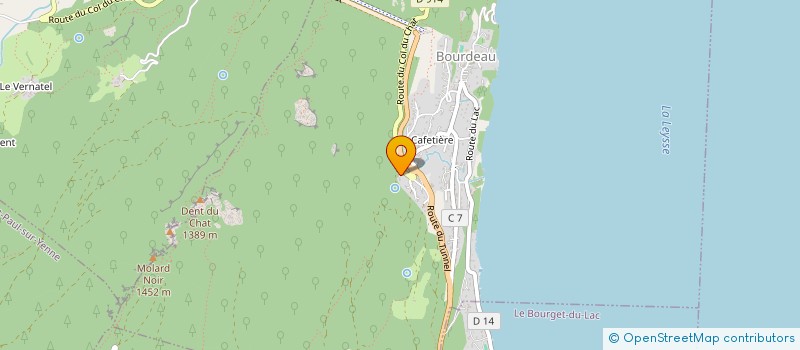 localisation de l'entreprise SCI CHATEAU DE BOURDEAU  BOURDEAU