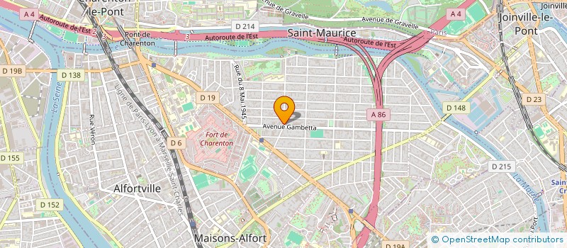 localisation de l'entreprise SCI CHATEAU DE BREGY  MAISONS-ALFORT