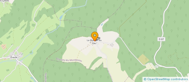 localisation de l'entreprise SCI CHATEAU DE CHASSEY LES MONTBOZON à CHASSEY-LES-MONTBOZON