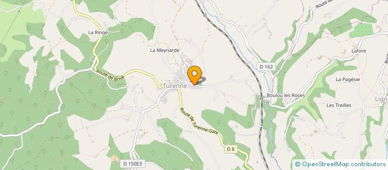 localisation de l'entreprise SCI CHATEAU DE COUTINARD à TURENNE