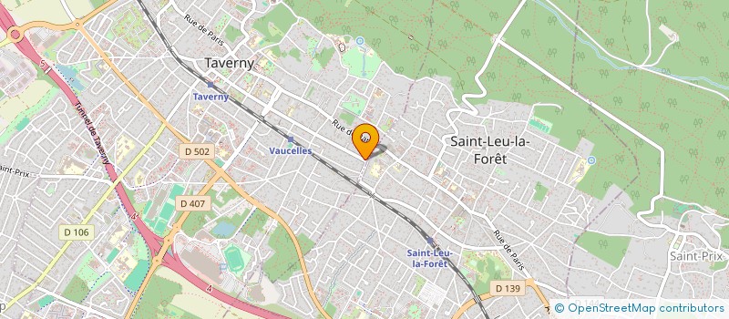 localisation de l'entreprise SCI CHATEAU DE CRAN  TAVERNY