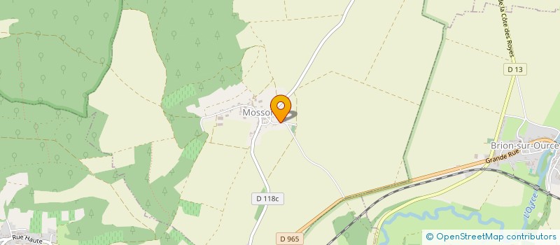 localisation de l'entreprise SCI CHATEAU DE CREPAN  PRUSLY-SUR-OURCE