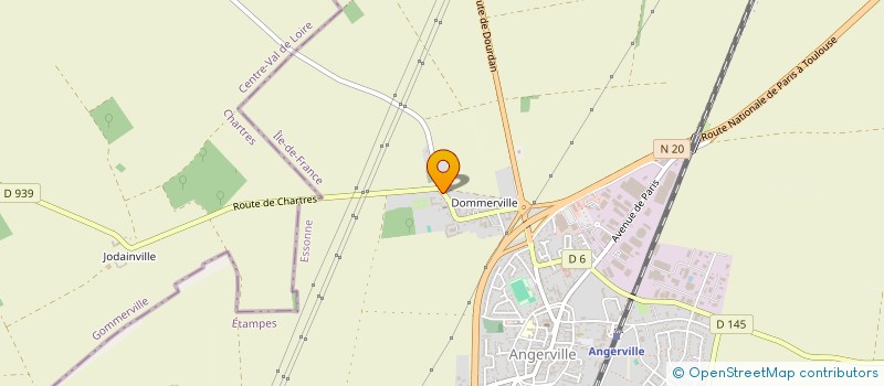 localisation de l'entreprise SCI CHATEAU DE DOMMERVILLE  ANGERVILLE