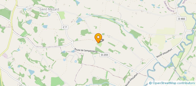 localisation de l'entreprise SCI CHATEAU DE FEUGA  LARROQUE-ENGALIN