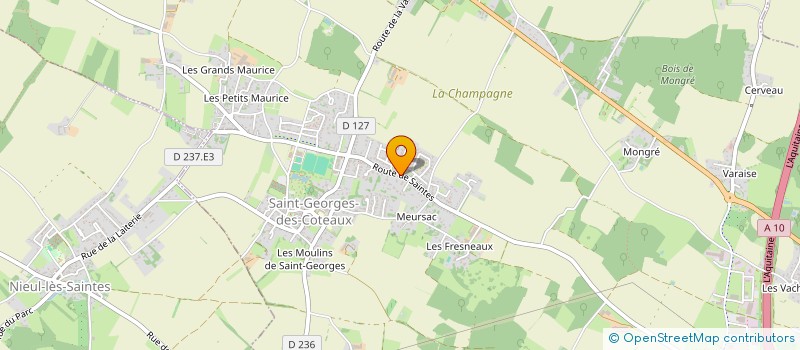 localisation de l'entreprise SCI CHATEAU DE GARDE MOULIN  SAINT-GEORGES-DES-COTEAUX