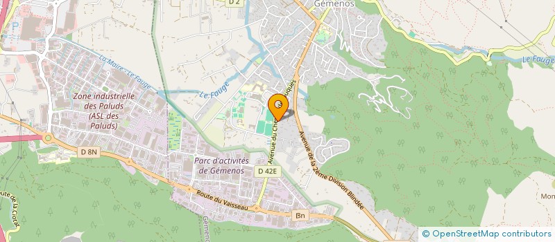 localisation de l'entreprise SCI CHATEAU DE JOUQUES  GEMENOS