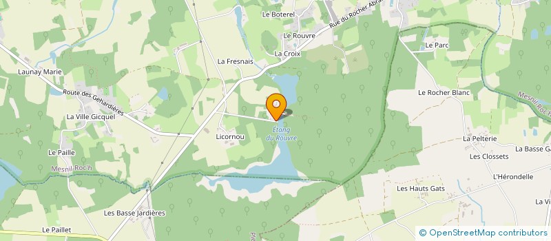 localisation de l'entreprise SCI CHATEAU DE LA BOURBANSAIS  PLEUGUENEUC