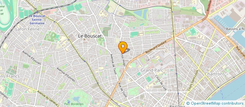 localisation de l'entreprise SCI CHATEAU DE LA FAYE  LE BOUSCAT