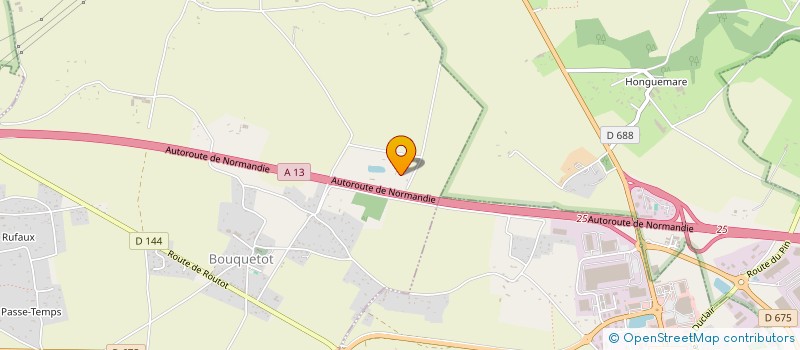 localisation de l'entreprise SCI CHATEAU DE LA HAYE  BOUQUETOT