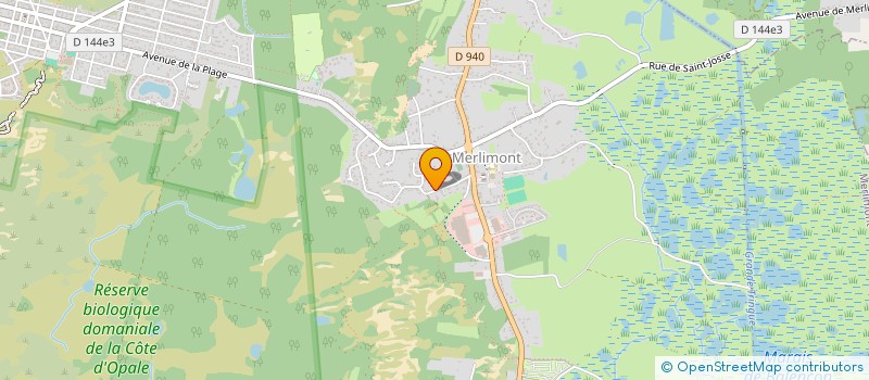 localisation de l'entreprise SCI CHATEAU DE LA MER  MERLIMONT