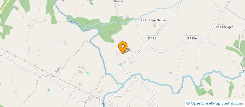 localisation de l'entreprise SCI CHATEAU DE LA ROCHERE  MOUTERRE-SUR-BLOURDE