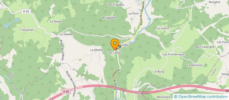 localisation de l'entreprise SCI CHATEAU DE LACASSAGNE  LA CASSAGNE