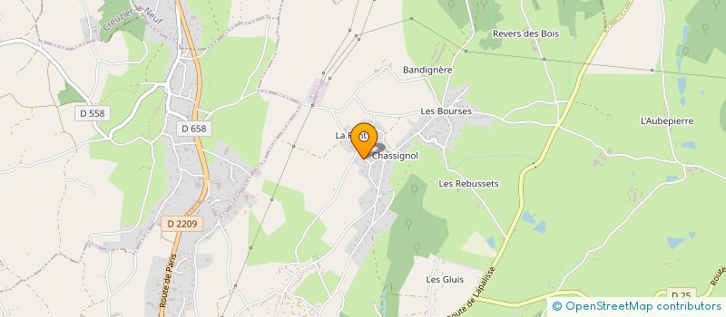localisation de l'entreprise SCI CHATEAU DE LAFONT à CUSSET