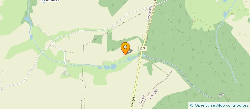 localisation de l'entreprise SCI CHATEAU DE MA MERE  IVOY-LE-PRE