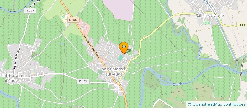 localisation de l'entreprise SCI CHATEAU DE MASSIGNAN  SAINT-MARCEL-SUR-AUDE