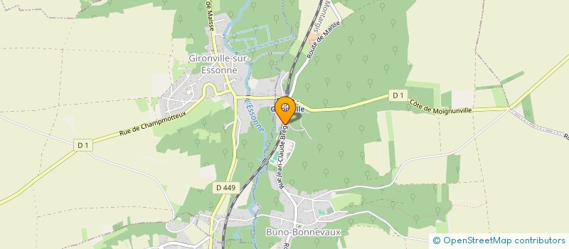 localisation de l'entreprise SCI CHATEAU DE MOIGNANVILLE  BUNO-BONNEVAUX