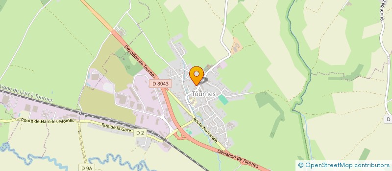 localisation de l'entreprise SCI CHATEAU DE MONTCORNET  MONTCORNET