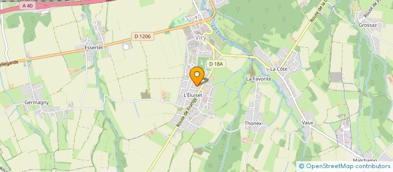 localisation de l'entreprise SCI CHATEAU DE MOULINSARD  VIRY