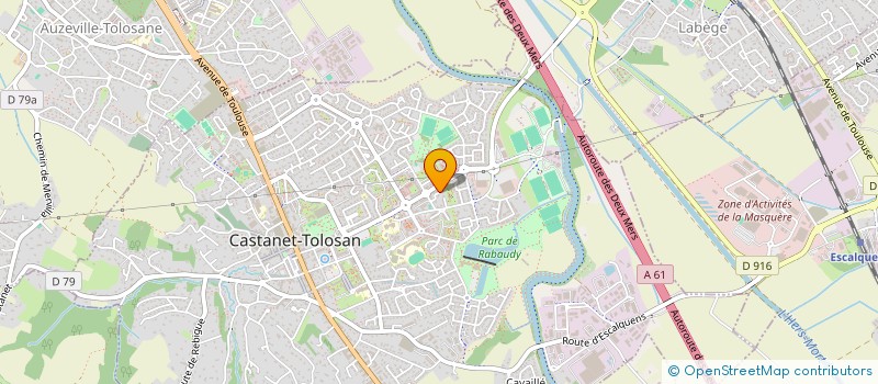 localisation de l'entreprise SCI CHATEAU DE RABAUDY à CASTANET TOLOSAN