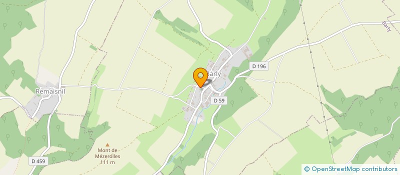 localisation de l'entreprise SCI CHATEAU DE REMAISNIL  REMAISNIL