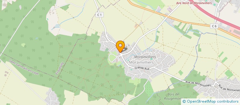 localisation de l'entreprise SCI CHATEAU DE ROMAINVILLE  MORAINVILLIERS