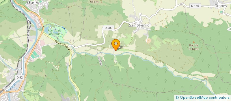 localisation de l'entreprise SCI CHATEAU DE SAINT FERRIOL  SAINT-FERRIOL