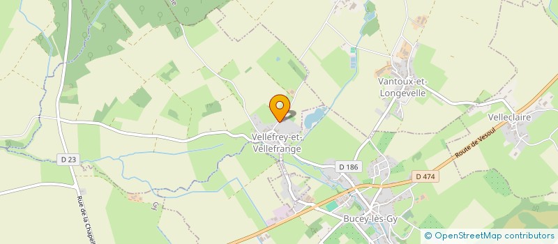 localisation de l'entreprise SCI CHATEAU DE VELLEFREY  VELLEFREY-ET-VELLEFRANGE