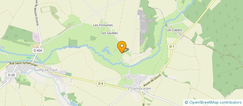 localisation de l'entreprise SCI CHATEAU DE VERGERS à SUILLY-LA-TOUR