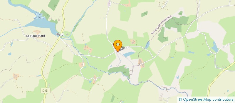 localisation de l'entreprise SCI CHATEAU DE VERNOUX  VAL D'ERDRE-AUXENCE