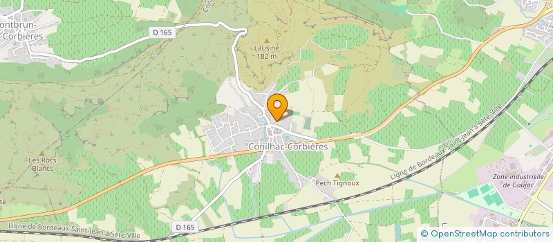 localisation de l'entreprise SCI CHATEAU DE VILLEROUGE  FABREZAN