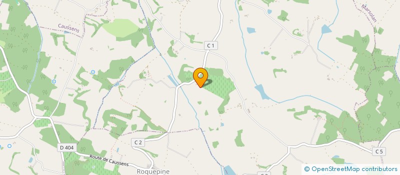 localisation de l'entreprise SCI CHATEAU DES FOUSSERIES  CONDOM