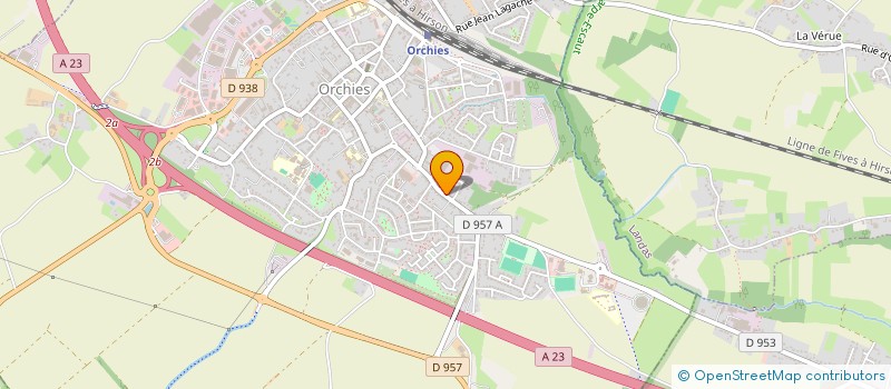 localisation de l'entreprise SCI CHATEAU DES RENTIERS  ORCHIES