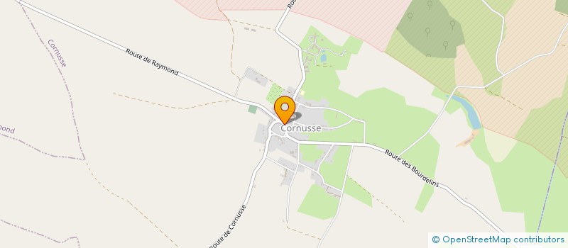 localisation de l'entreprise SCI CHATEAU DES TEMPLIERS  CORNUSSE