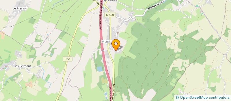 localisation de l'entreprise SCI CHATEAU DESERT  MONTREVEL