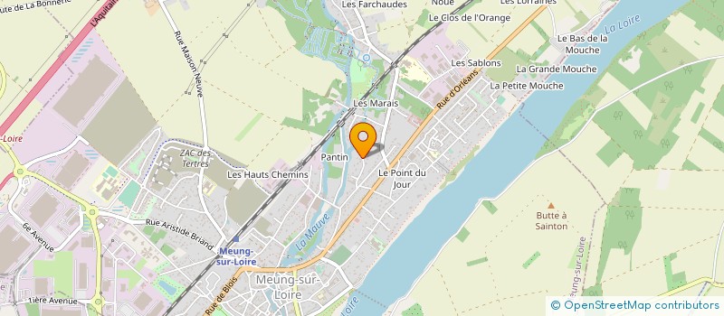 localisation de l'entreprise SCI CHATEAU DU MARIAU à MEUNG-SUR-LOIRE