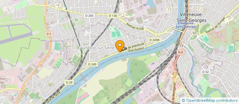 localisation de l'entreprise SCI CHATEAU DU MESNIL  ABLON-SUR-SEINE