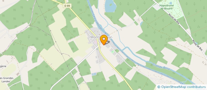 localisation de l'entreprise SCI CHATEAU DU VERGER  SEICHES-SUR-LE-LOIR