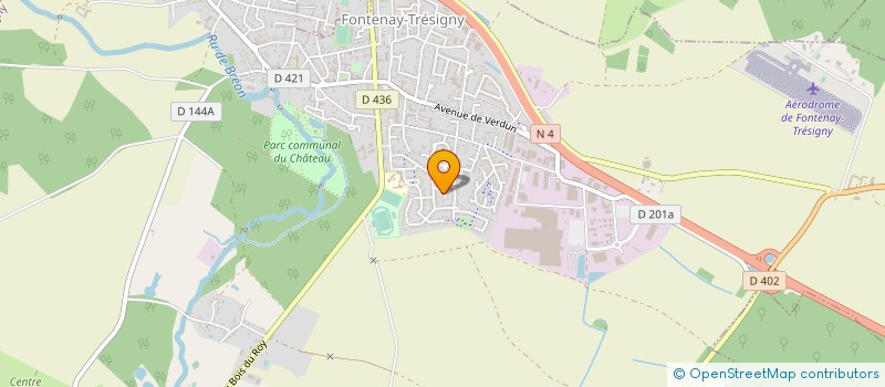 localisation de l'entreprise SCI CHATEAU DU VIVIER  FONTENAY-TRESIGNY