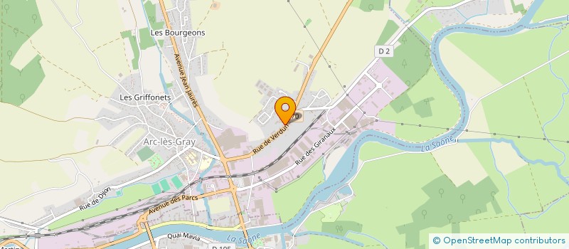 localisation de l'entreprise SCI  CHATEAU DUMONT  ARC-LES-GRAY