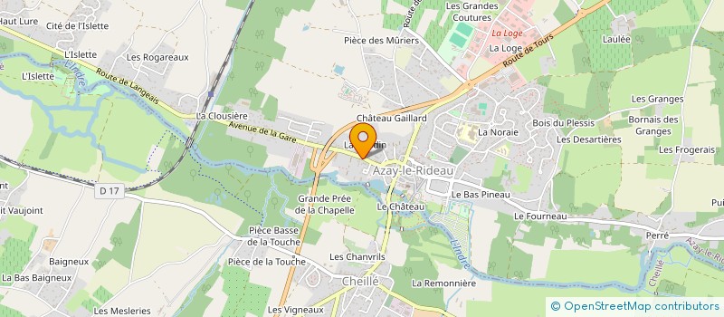 localisation de l'entreprise SCI CHATEAU GAILLARD à AZAY-LE-RIDEAU