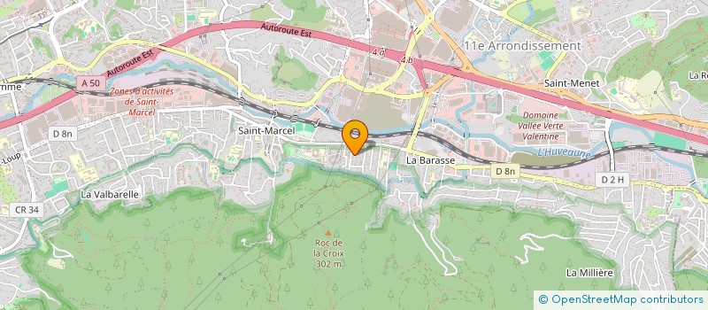 localisation de l'entreprise SCI CHATEAU GOMBERT à MARSEILLE