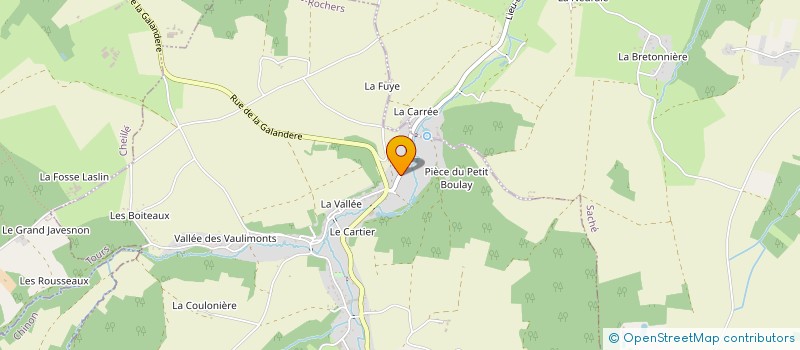 localisation de l'entreprise SCI CHATEAU GRILLON  VILLAINES-LES-ROCHERS