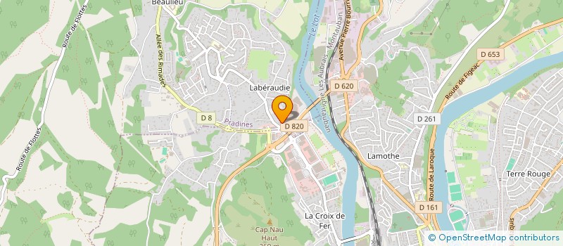 localisation de l'entreprise SCI CHATEAU LA ROUSSILLE MAC AMG  PRADINES